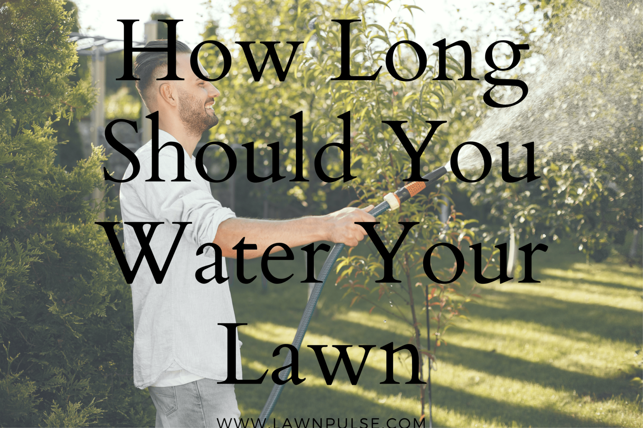 How Long Should You Water Your Lawn? Lawn Pulse